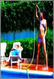 Escandalo En La Piscina Con Sheila Alonso